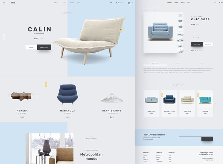 Web Development - E-Commerce - Furniture