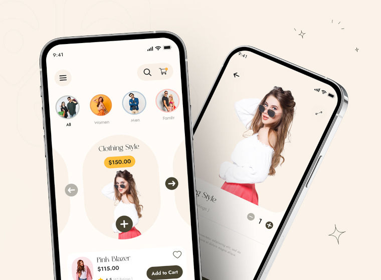 Mobile App - E-Commerce - Fashion