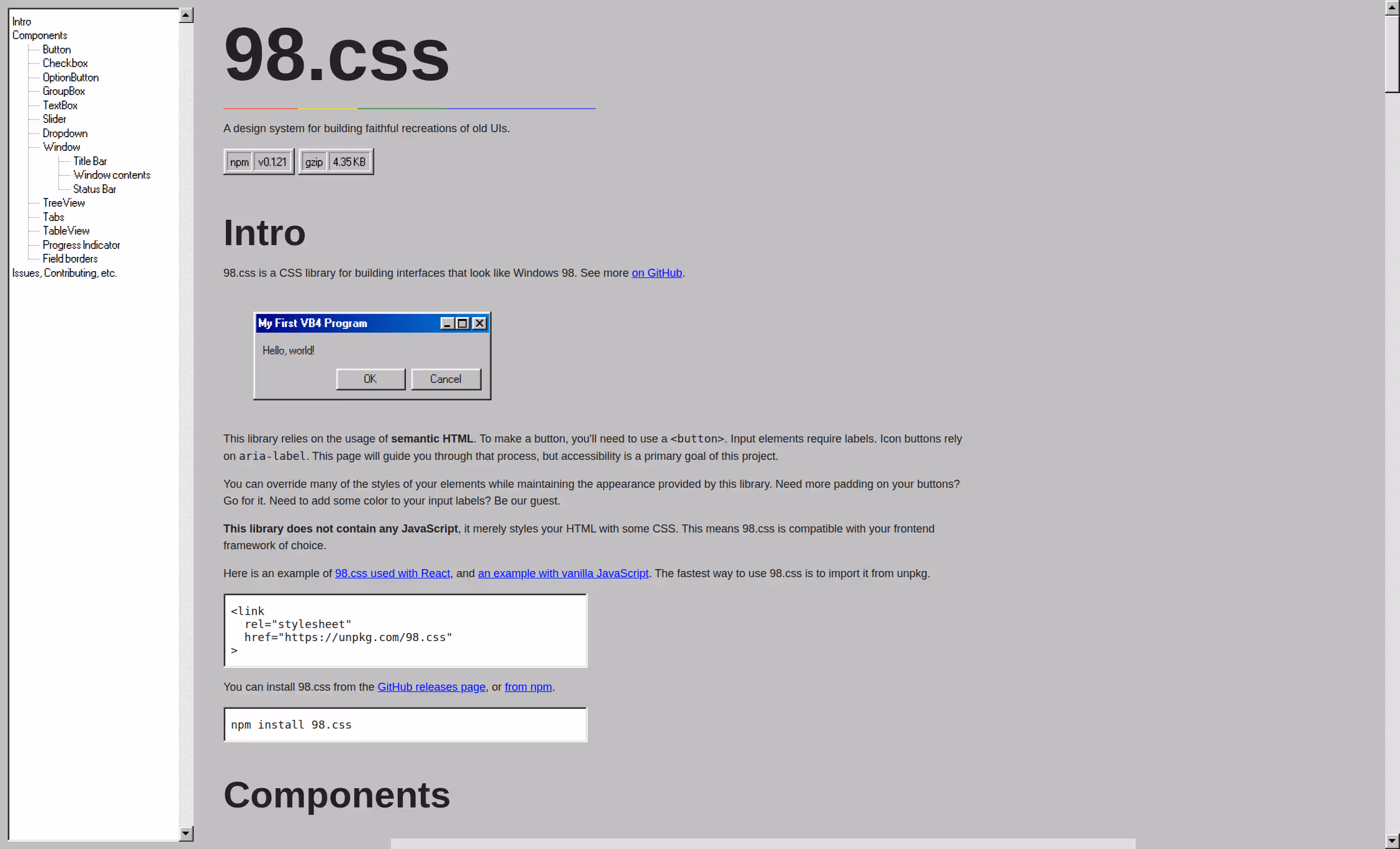 98.css