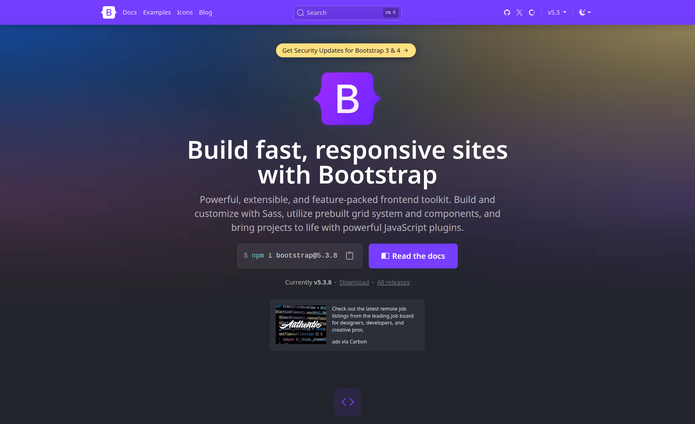 Bootstrap